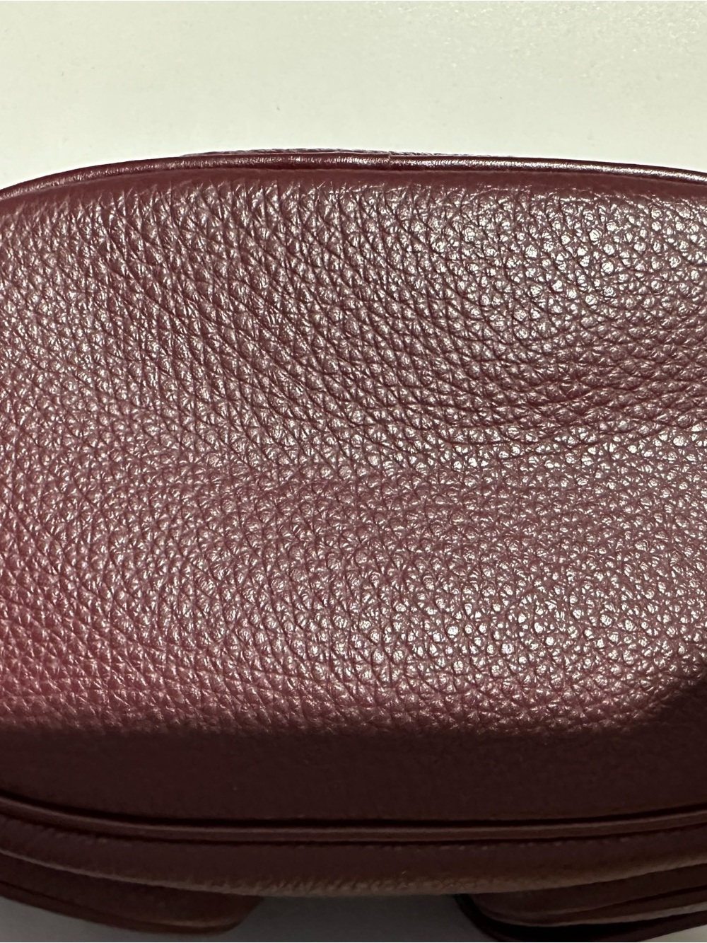 Coach Hadley Backpack Pebble Leather Gold Dark Wine - Picture 7 of 12